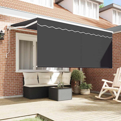 vidaXL Einziehbare Markise Anthrazit 300 x 200 cm