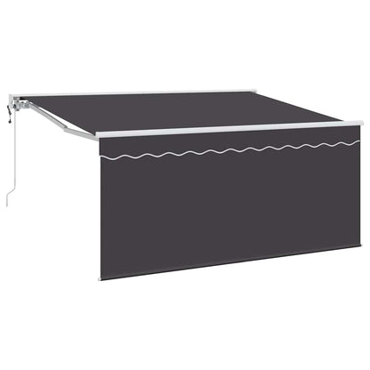 vidaXL Einziehbare Markise Anthrazit 300 x 200 cm