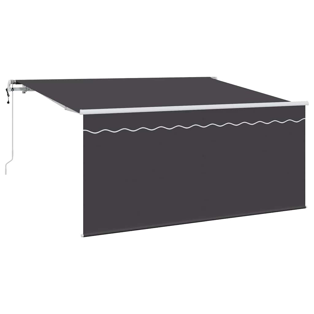 vidaXL Einziehbare Markise Anthrazit 300 x 200 cm