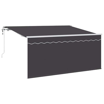 vidaXL Einziehbare Markise Anthrazit 300 x 200 cm