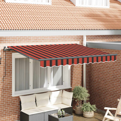 vidaXL Einziehbare Markise Mehrfarbig 300 x 200 cm
