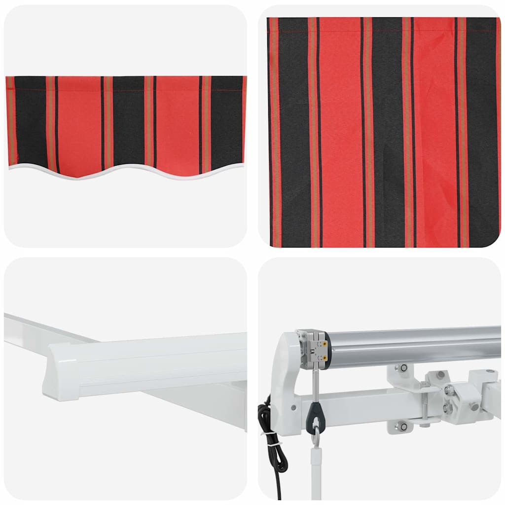 vidaXL Einziehbare Markise Mehrfarbig 300 x 200 cm