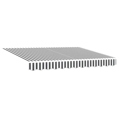 vidaXL Auvent rétractable anthracite et blanc 300 x 200 cm