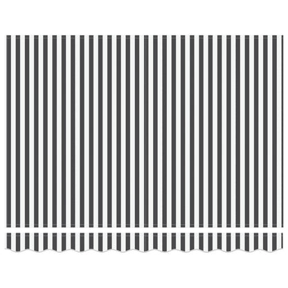 vidaXL Auvent rétractable anthracite et blanc 300 x 200 cm