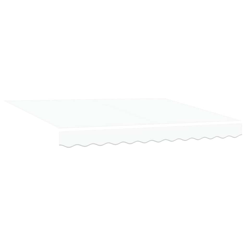 vidaXL Einziehbare Markise Weiß 300 x 200 cm Polyester und Aluminium