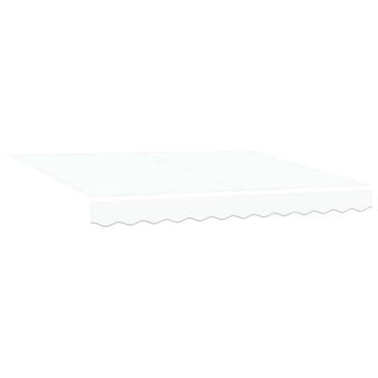 vidaXL Einziehbare Markise Weiß 300 x 200 cm Polyester und Aluminium