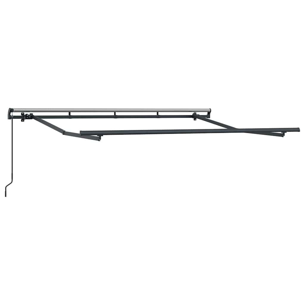 vidaXL Einziehbare Markise Weiß 300 x 200 cm Polyester und Aluminium
