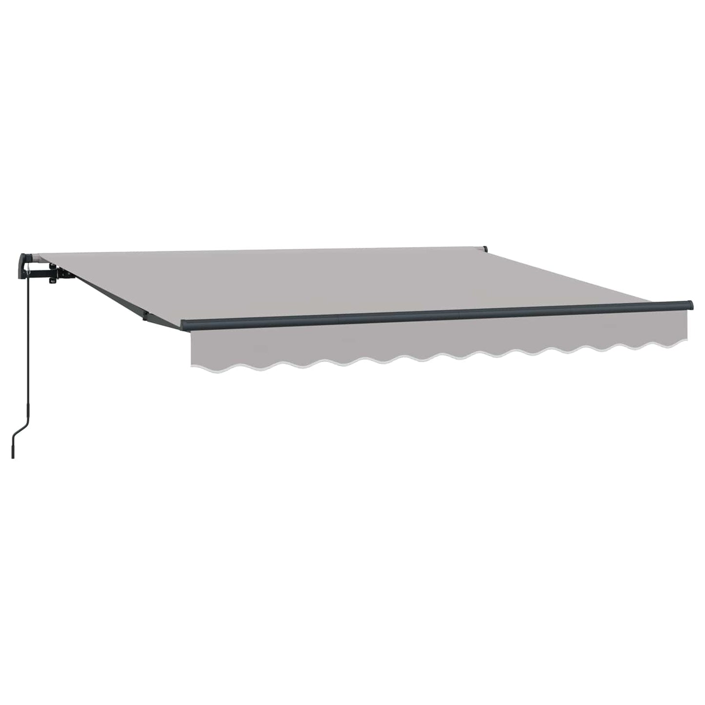 vidaXL Einziehbare Markise Hellgrau 300 x 200 cm