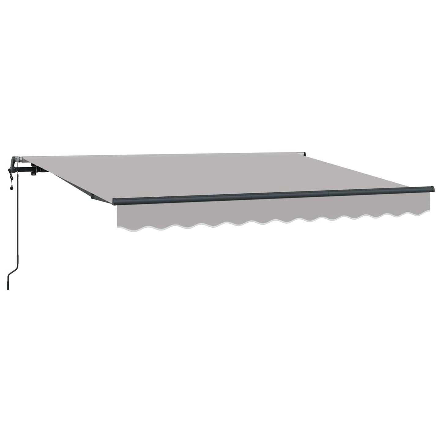 vidaXL Einziehbare Markise Hellgrau 300 x 200 cm