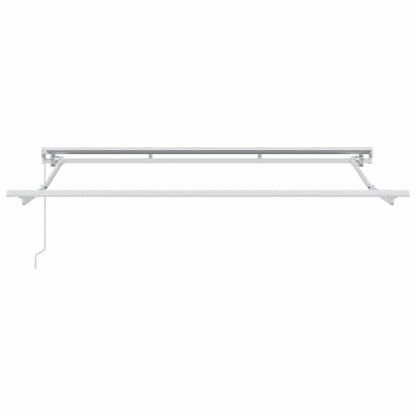 vidaXL Einziehbare Markise Grün und Weiß 300x200 cm Stoff