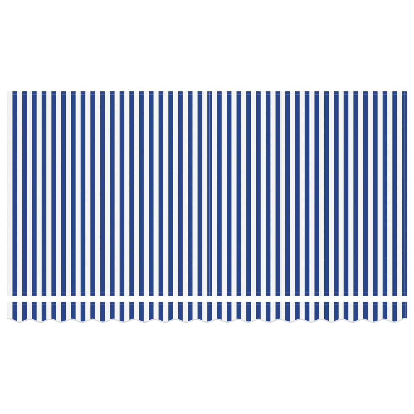 vidaXL Auvent rétractable bleu et blanc 350 x 200 cm