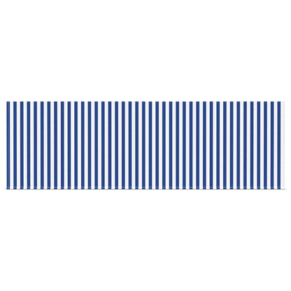 Einziehbare Markise Gestreift Blau 350 x 200 cm Stoff