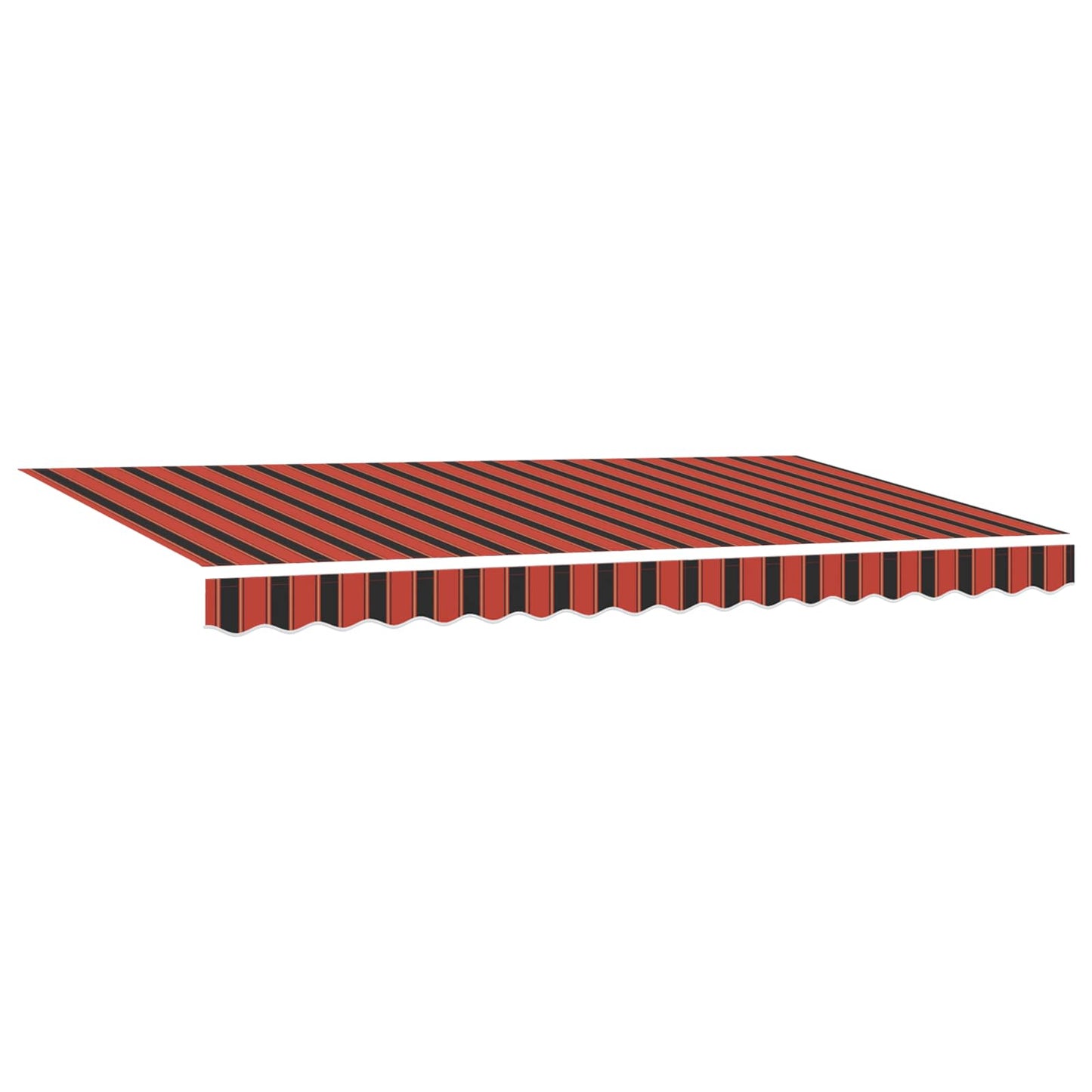 vidaXL Einziehbare Markise Orange 350 x 200 cm Stoff