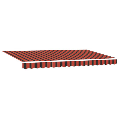 vidaXL Einziehbare Markise Orange 350 x 200 cm Stoff