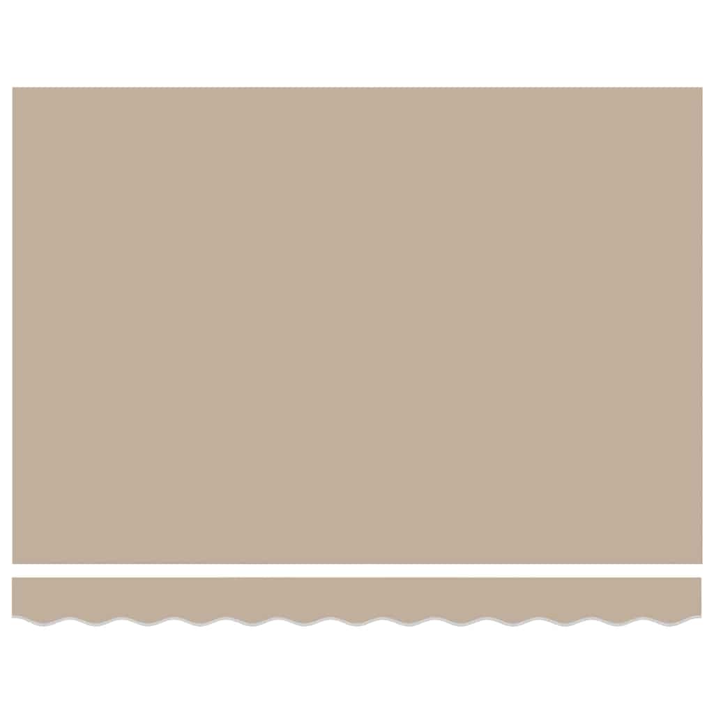 vidaXL Einziehbare Markise Beige 350x200 cm Stoff