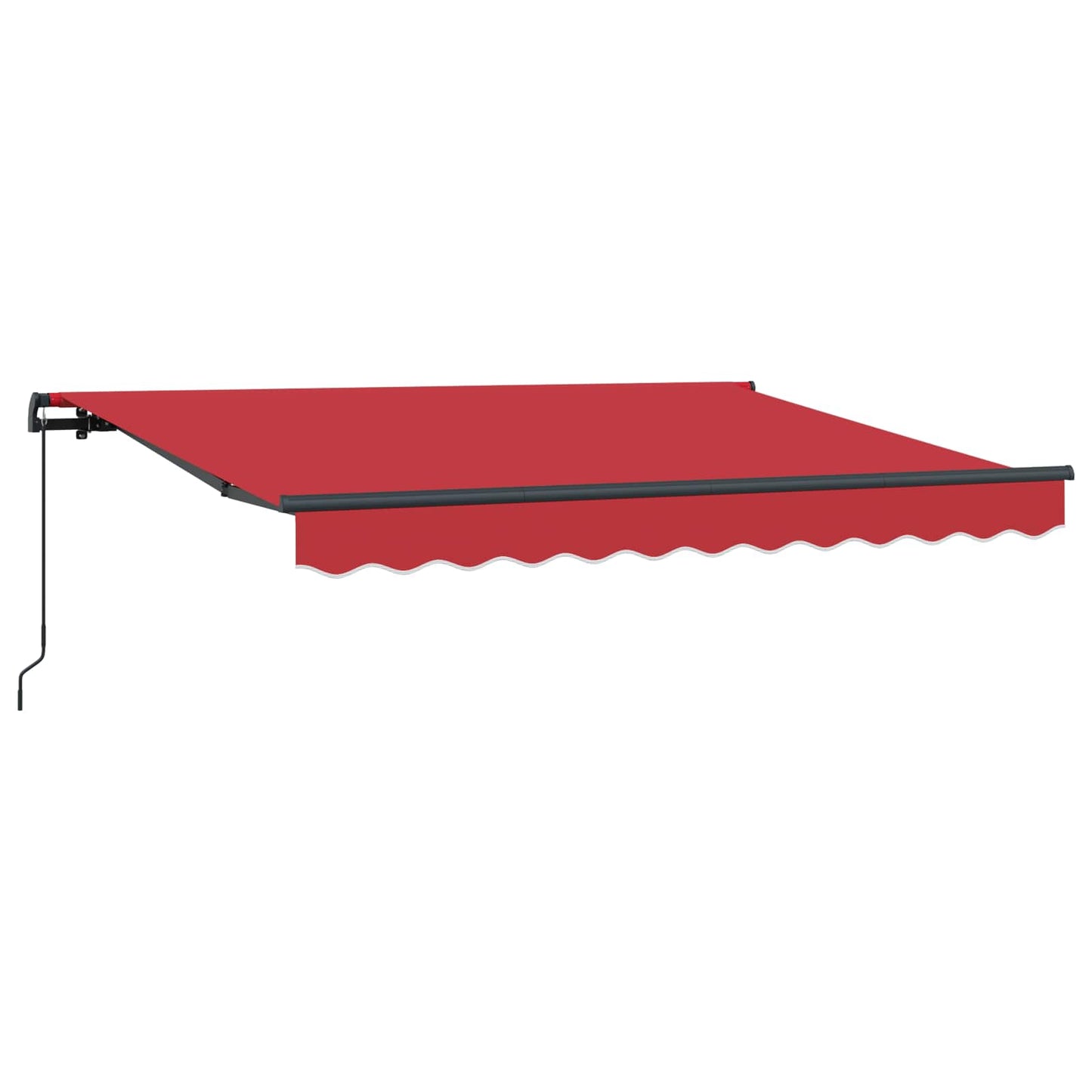 vidaXL Einziehbare Markise Rot 350 x 200 cm Stoff