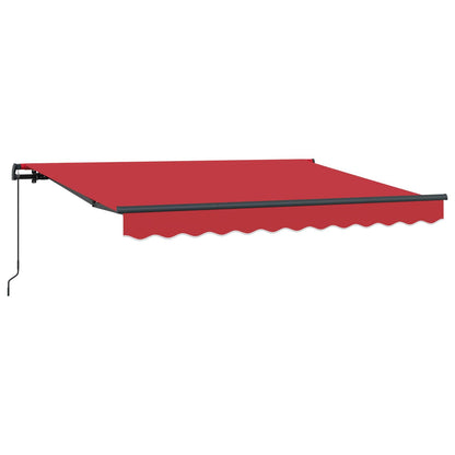 vidaXL Einziehbare Markise Rot 350 x 200 cm Stoff