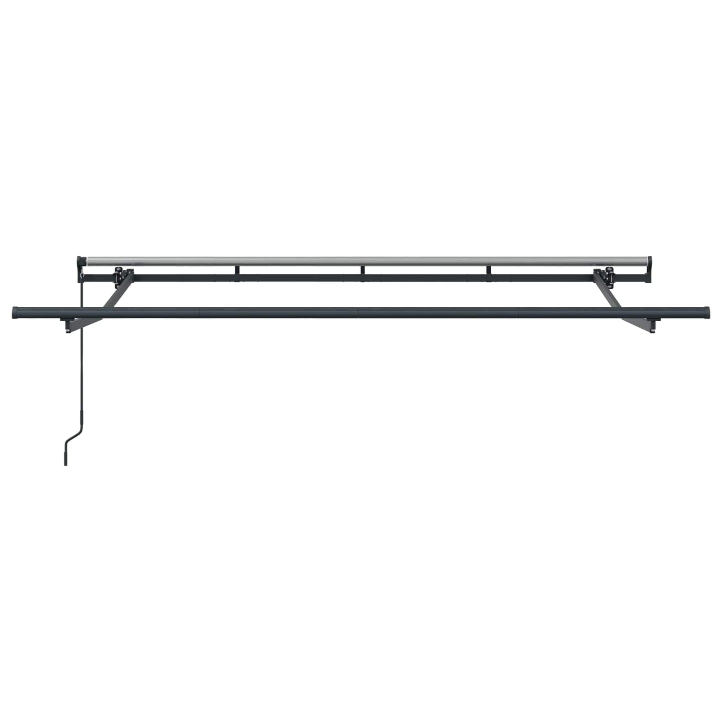 vidaXL Einziehbare Markise Rot 350 x 200 cm Stoff
