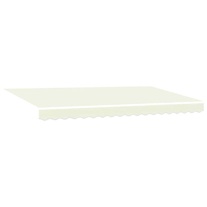 vidaXL Einziehbare Markise Creme 400 x 200 cm Polyester und Metall