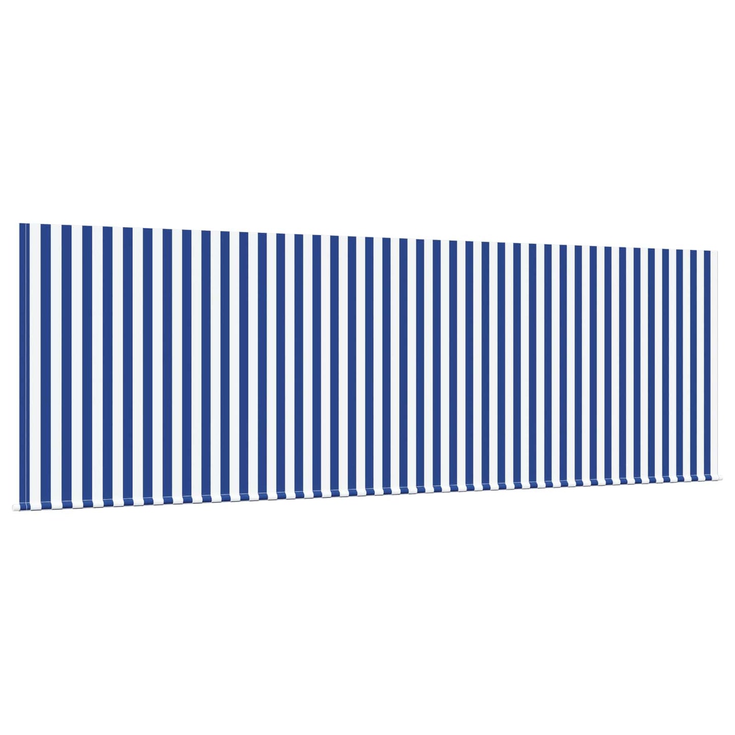vidaXL Einziehbare Markise Blau und Weiß 400 x 200 cm