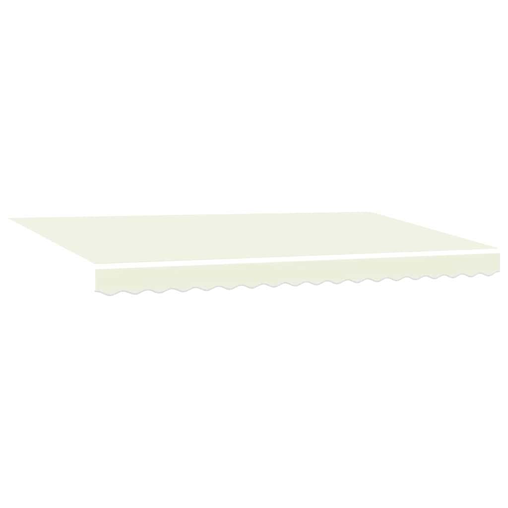 vidaXL Einziehbare Markise Creme 400 x 200 cm Polyester und Aluminium