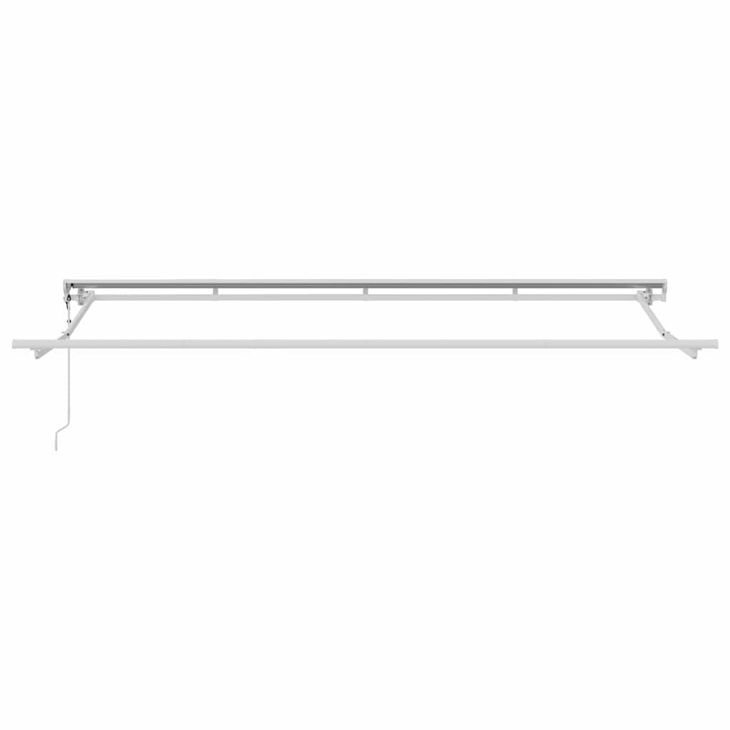 vidaXL Einziehbare Markise Creme 400 x 200 cm Polyester und Aluminium