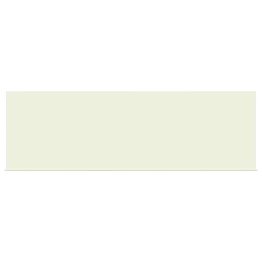 vidaXL Einziehbare Markise Creme 400 x 200 cm Polyester und Aluminium