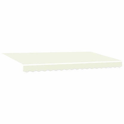vidaXL Einziehbare Markise Creme 400 x 200 cm Polyester und Aluminium