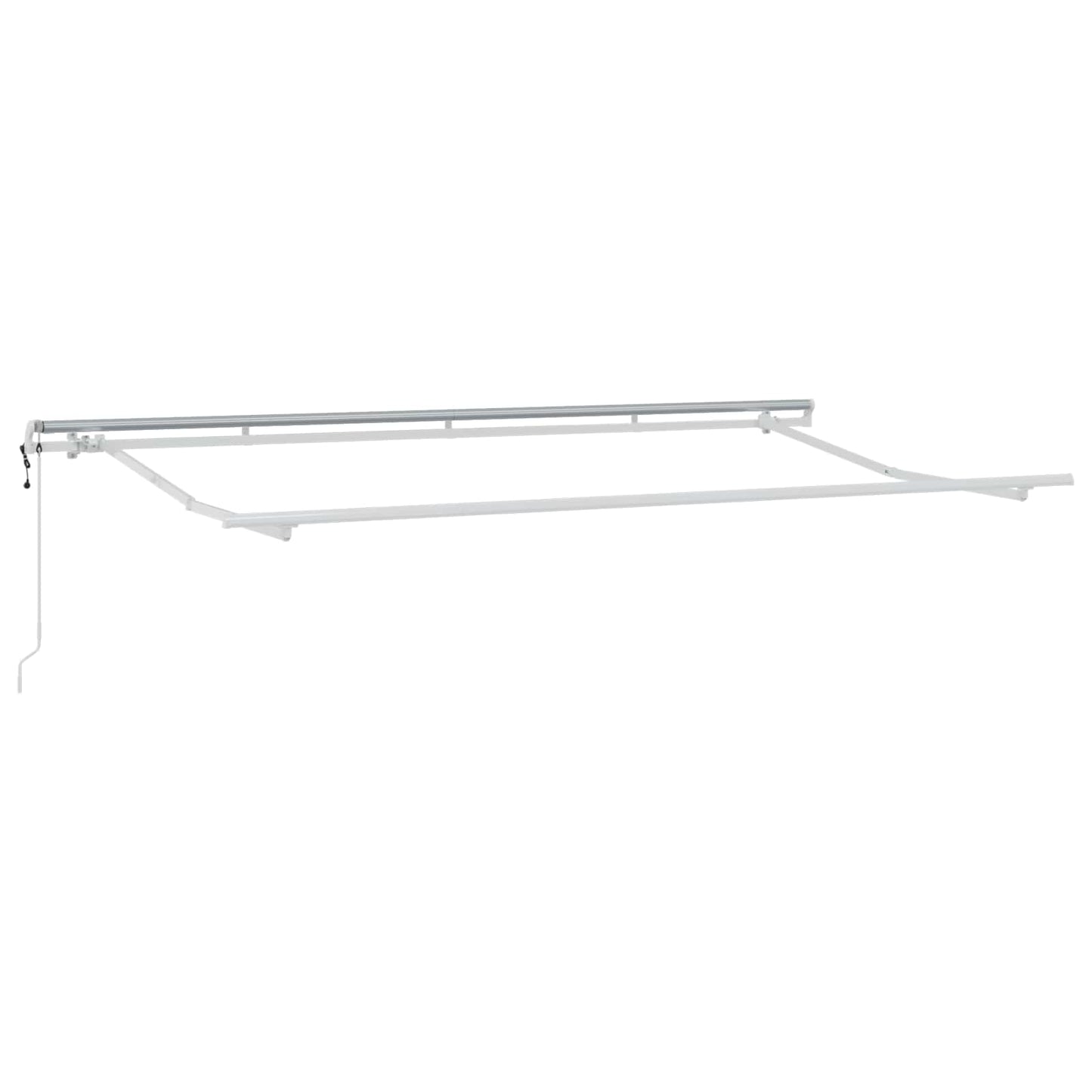 vidaXL Einziehbare Markise Creme 400 x 200 cm Polyester und Aluminium