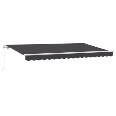 vidaXL Einziehbare Markise Anthrazit 400 x 200 cm