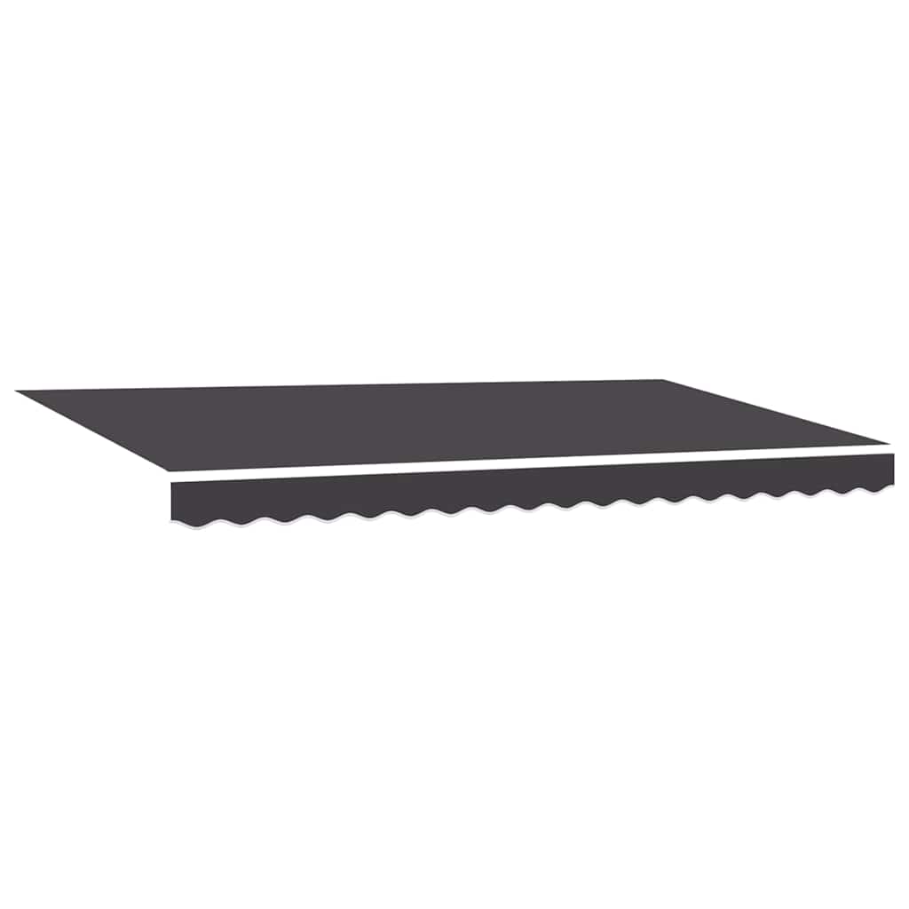 vidaXL Einziehbare Markise Anthrazit 400 x 200 cm