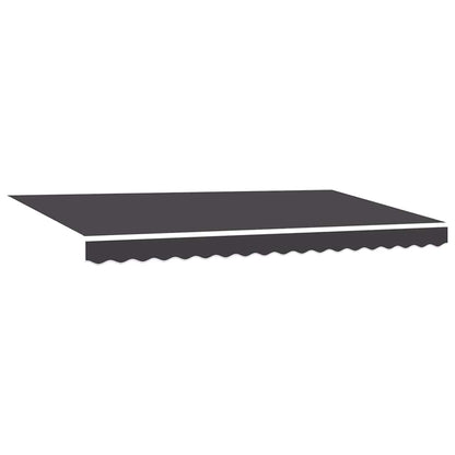 vidaXL Einziehbare Markise Anthrazit 400 x 200 cm