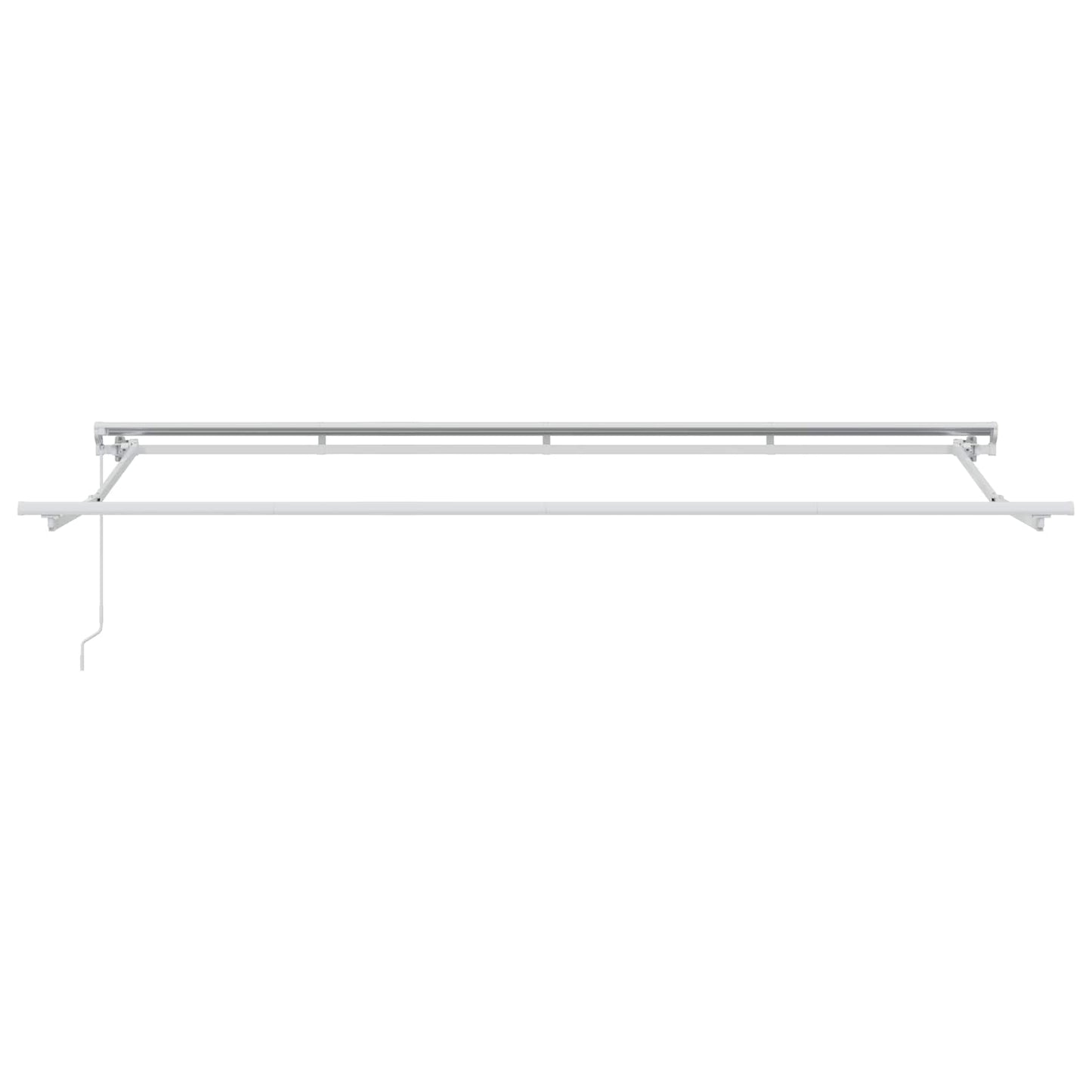 vidaXL Einziehbare Markise Anthrazit 400 x 200 cm Stoff