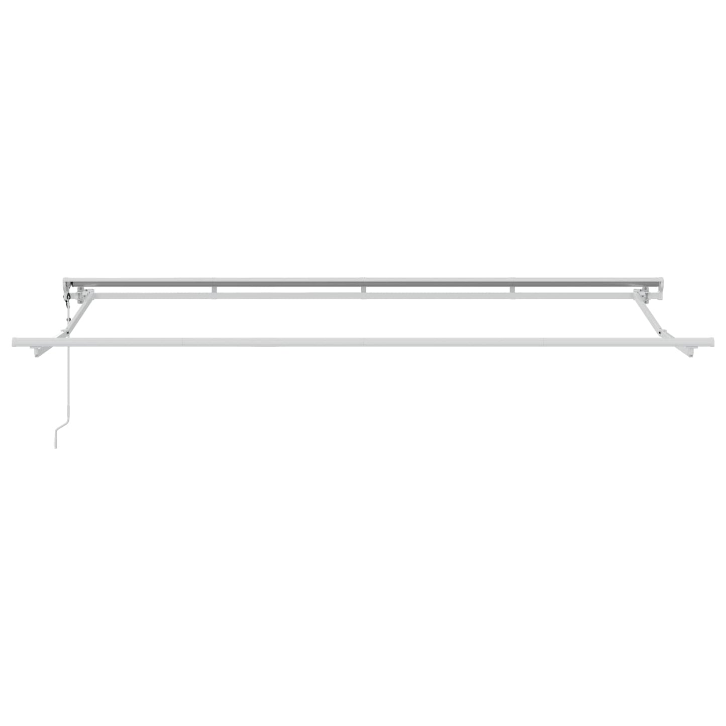 vidaXL Einziehbare Markise Anthrazit 400 x 200 cm Stoff