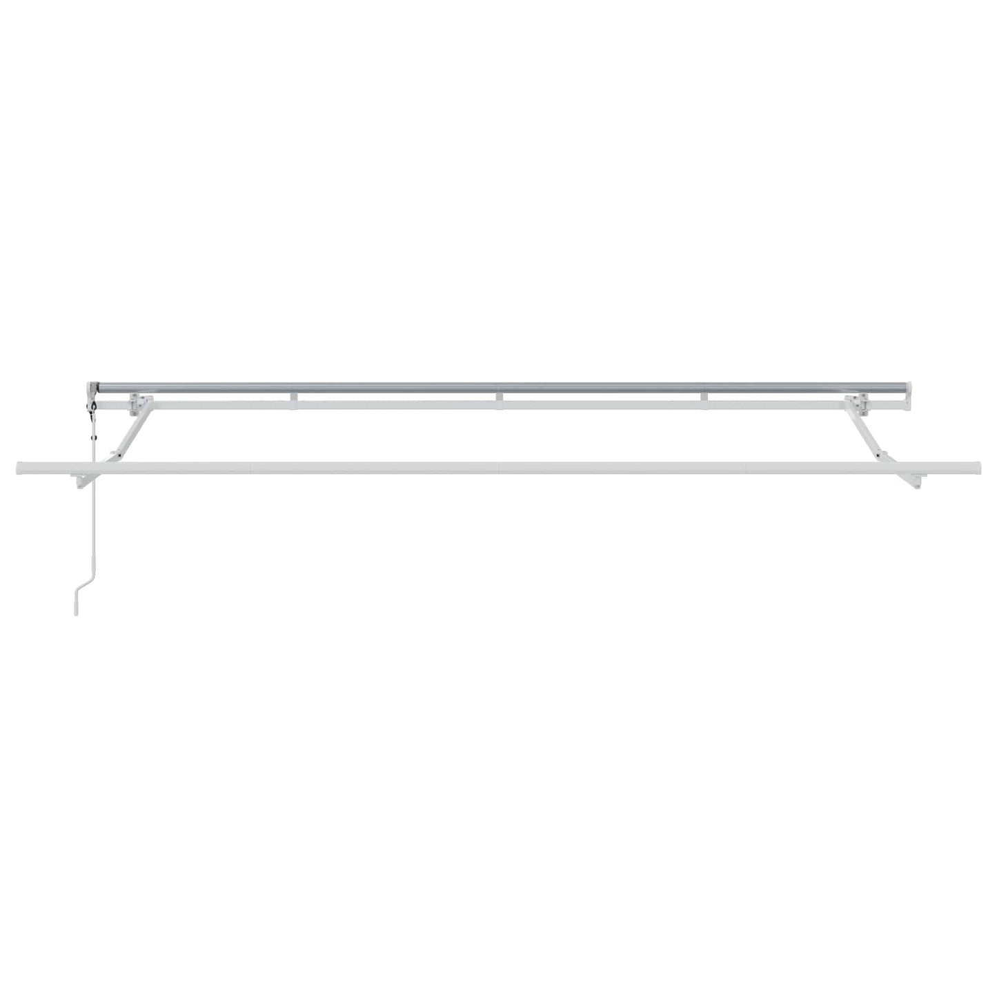 vidaXL Einziehbare Markise Anthrazit 400 x 200 cm Stoff