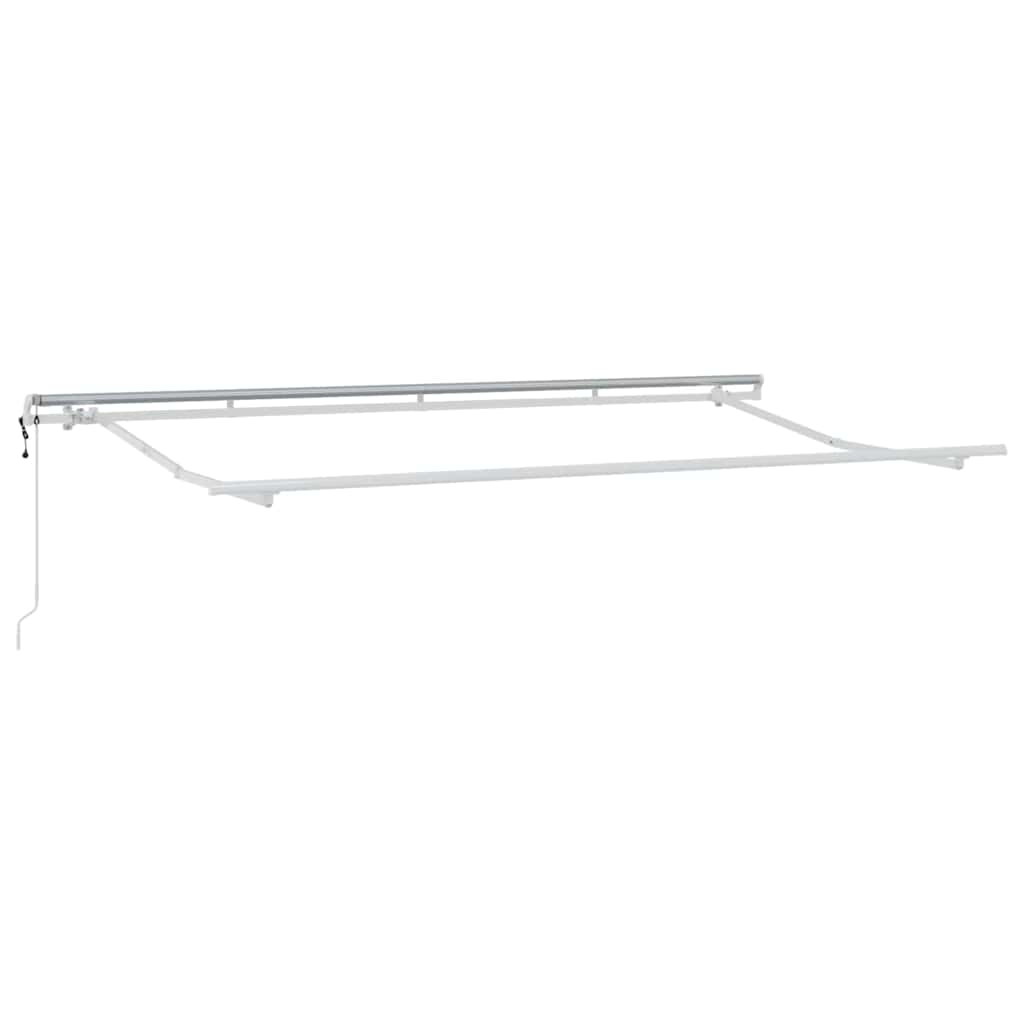 vidaXL Einziehbare Markise Orange 400 x 200 cm Stoff