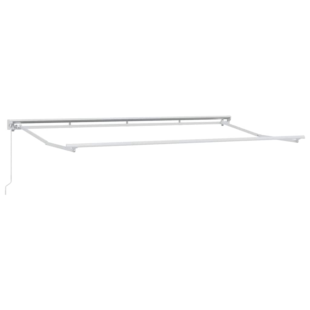 vidaXL Einziehbare Markise Braun 400x200 cm Stoff
