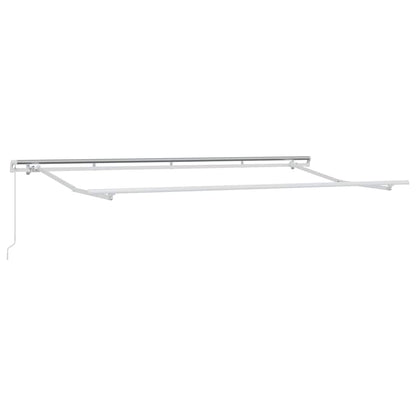 vidaXL Einziehbare Markise Braun 400 x 200 cm Polyester und Aluminium