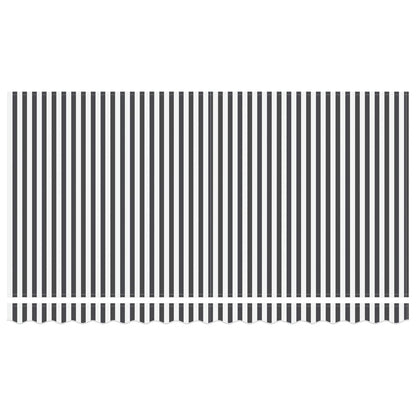 vidaXL Einziehbare Markise Anthrazit und Weiß 400 x 200 cm