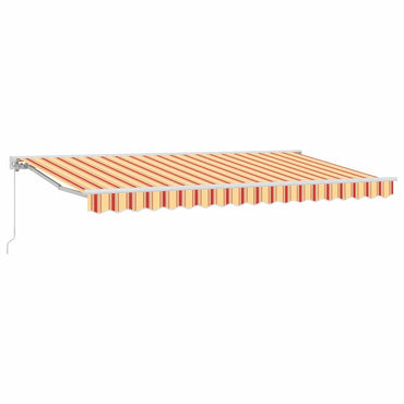 vidaXL Einziehbare Markise Mehrfarbig 400 x 200 cm