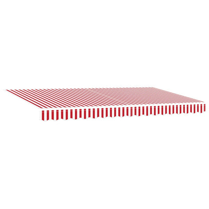 vidaXL Einziehbare Markise Rot 400 x 200 cm Stoff