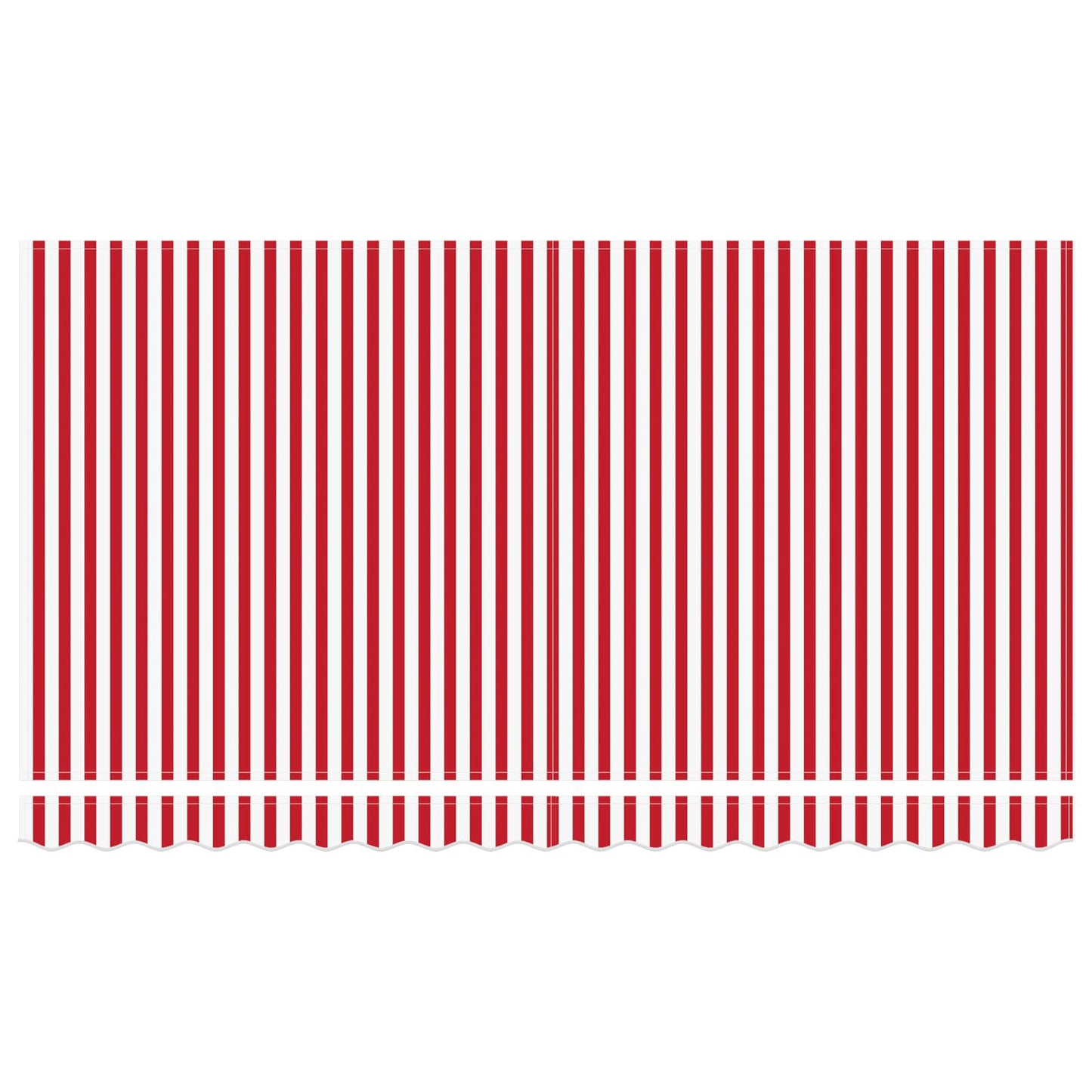 vidaXL Einziehbare Markise Rot 400 x 200 cm Stoff