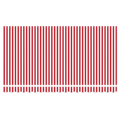 vidaXL Einziehbare Markise Rot und Weiß 400 x 200 cm