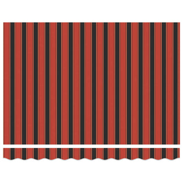 vidaXL Einziehbare Markise Gestreift Orange und Braun 300 x 250 cm
