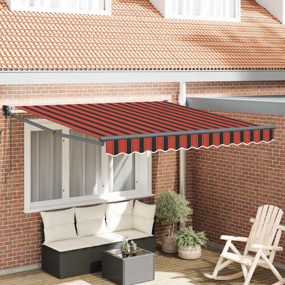 vidaXL Einziehbare Markise Orange 300 x 250 cm Stoff