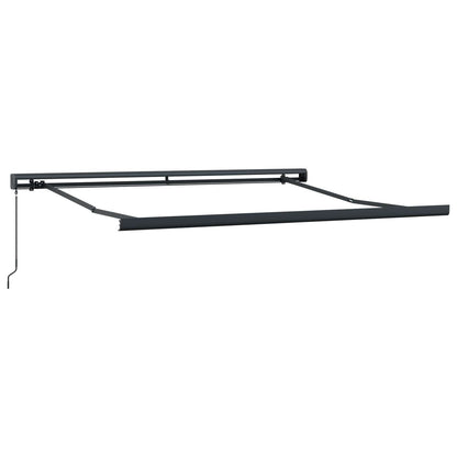 vidaXL Einziehbare Markise Rot und Schwarz 300 x 250 cm