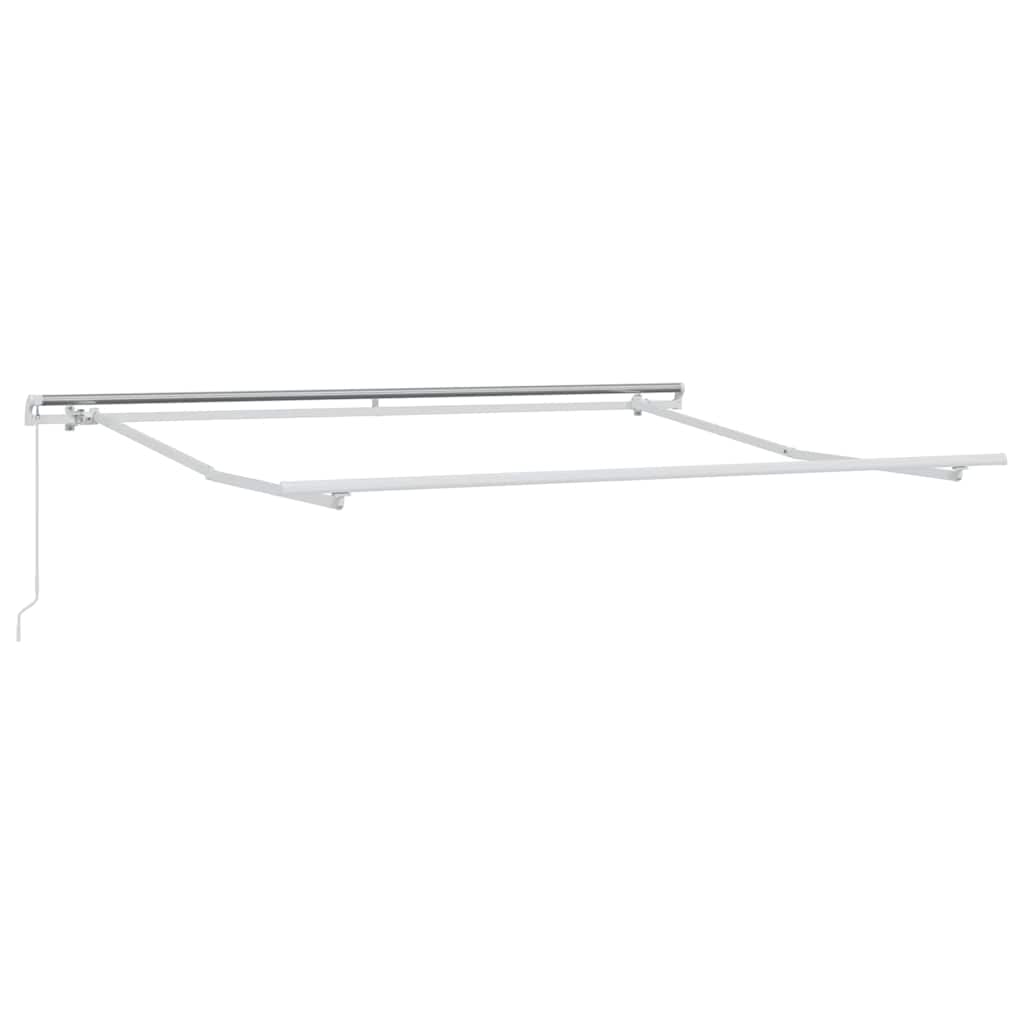 vidaXL Einziehbare Markise Rot und Weiß 300 x 250 cm