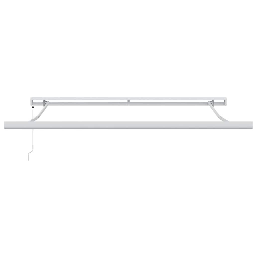 vidaXL Einziehbare Markise Rot und Weiß 300 x 250 cm Stoff und Metall