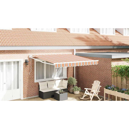 vidaXL Einziehbare Markise Mehrfarbig 300 x 250 cm Stoff