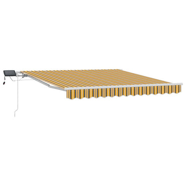 vidaXL Einziehbare Markise Mehrfarbig 300 x 250 cm Stoff und Stahl